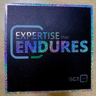 Sticker, 3x3, Expertise that Endures, ISC2 CISSP